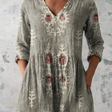 Elise | Blusa Lunga con Scollatura a V