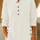 Nives | Tunica Henley Lunga con Bottoni
