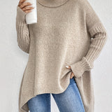 ODETTE™|MAGLIONE DOLCEVITA OVER