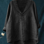 MARCELINE | BLUSA CON SCOLLO A V