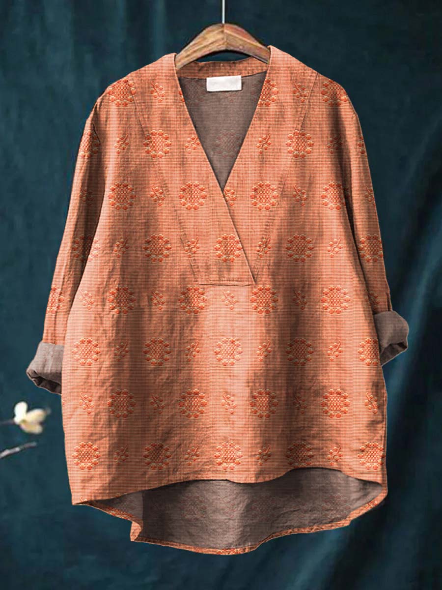 CORINNA | BLUSA CON SCOLLO A V