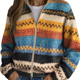 Beatrix | Cardigan Donna a Righe Zigzag