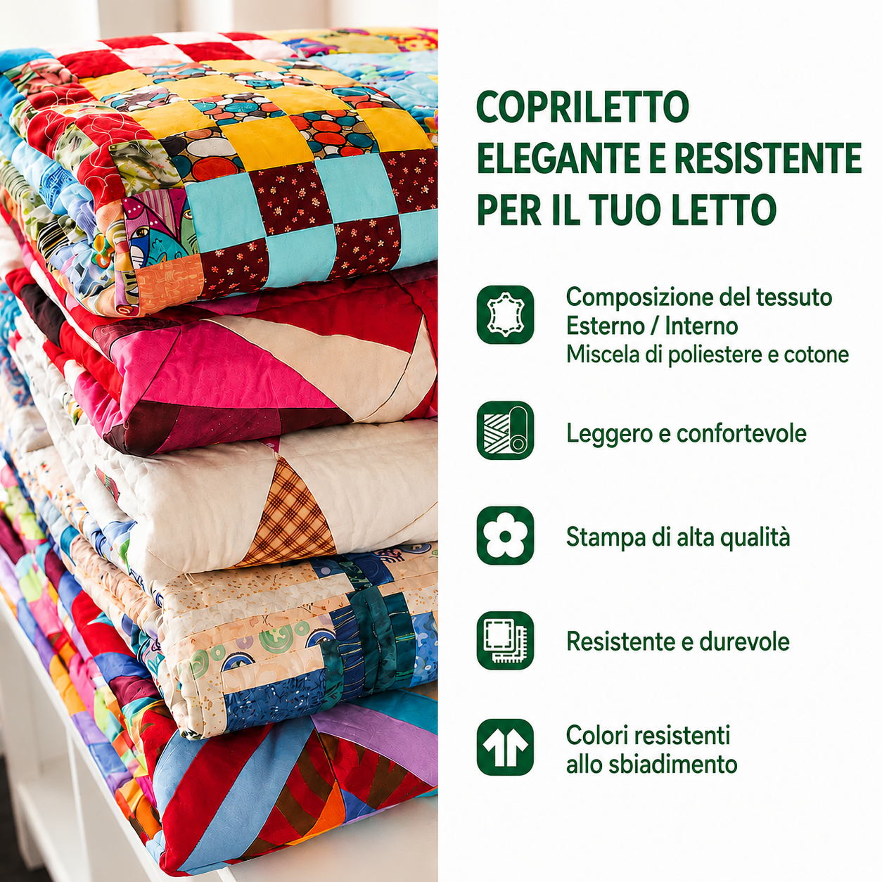 Set di copripiumino 3 pezzi - Onde dell'oceano