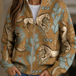 Winona | Cardigan Donna Western con Zip