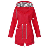 Lilaan – Impermeabile lungo da donna, idrorepellente ed elegante