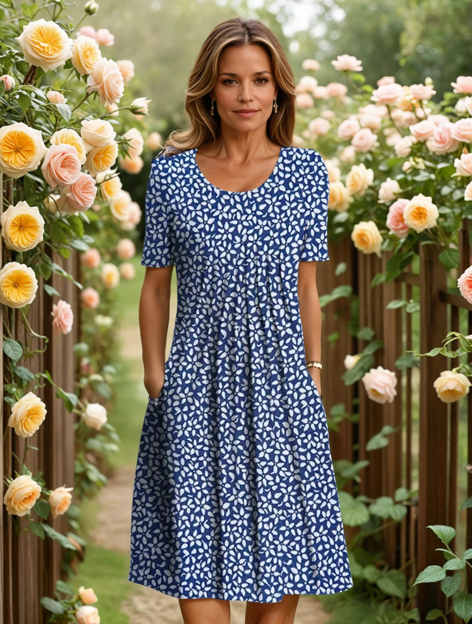 Georgina | Abito Elegante dalla Linea Fluida