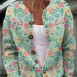 Stefania™ | Cardigan Floreale Stile Classico