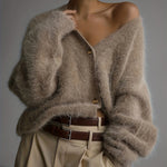 SERIAVI | CARDIGAN CON COLLO A V