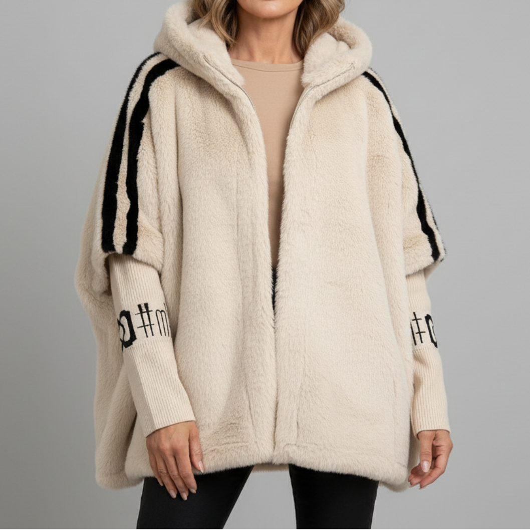 BRIELLE™ — Giacca oversize con cappuccio