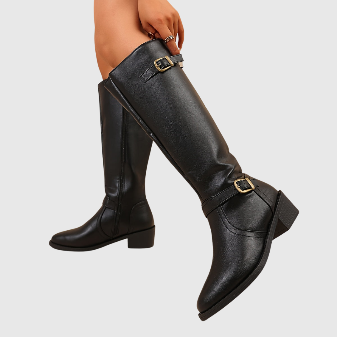 ANASTELLE | STIVALI AL GINOCCHIO STILE EQUESTRE