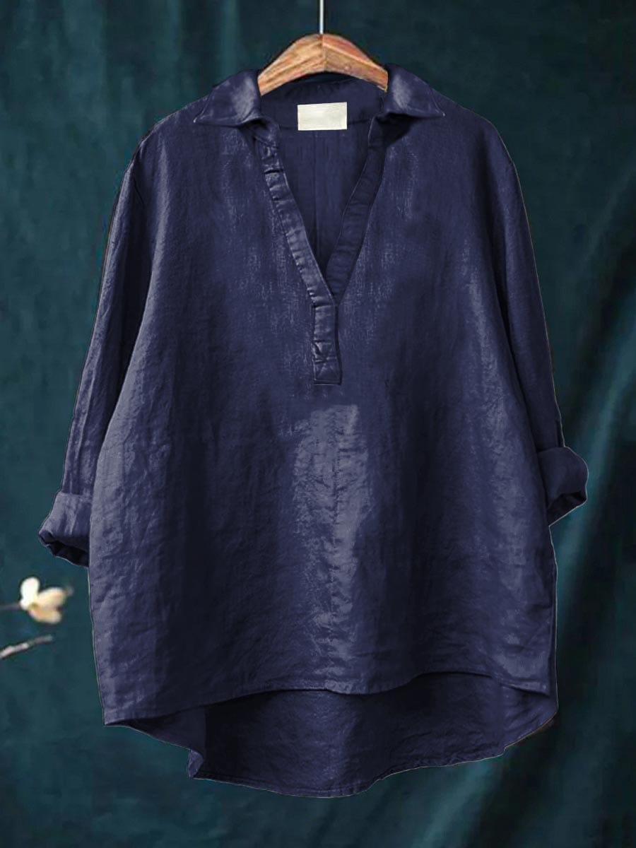 NERINA | BLUSA CON SCOLLO A V
