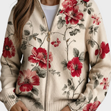 Wilhelmine - Cardigan con stampa vintage a rose