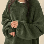 EVERLIGHT | MAGLIONE CASUAL CON SPACCHI LATERALI