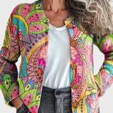 Ivanka™ - Cardigan con motivo artistico