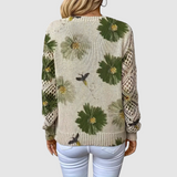 Meda - Maglione elegante con motivo floreale