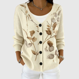 Helga | Cardigan comodo in maglia con bottoni