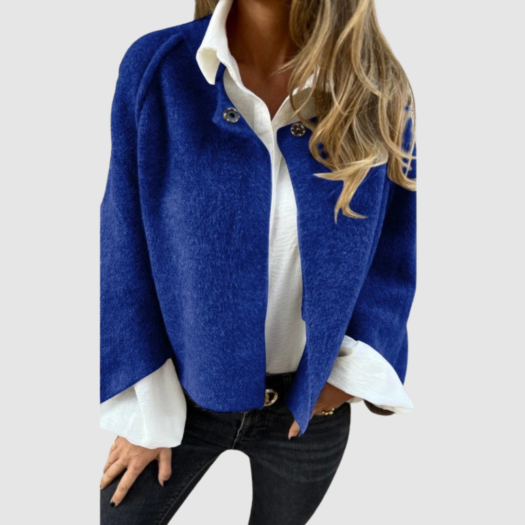 Jasmína - Cappotto con collo morbido