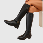 ANASTELLE | STIVALI AL GINOCCHIO STILE EQUESTRE
