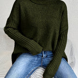 ODETTE™|MAGLIONE DOLCEVITA OVER