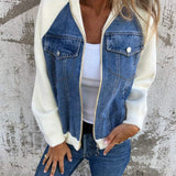 Madison™ — Giacca casual in misto cotone con zip