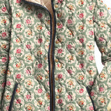 Giacca da donna con stampa floreale vintage