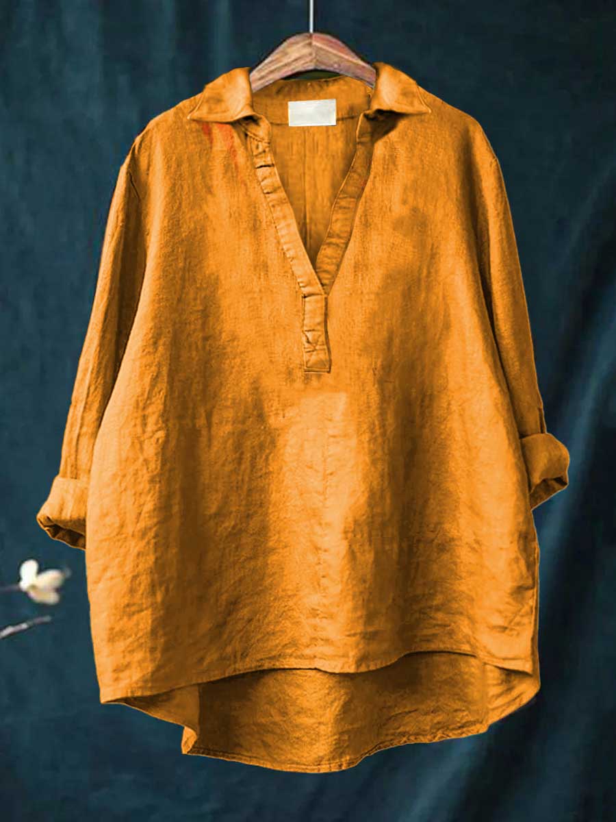NERINA | BLUSA CON SCOLLO A V