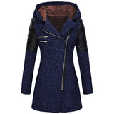 Rose — Giacca invernale con zip asimmetrica