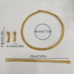 Set Collana Lunga, Bracciale e Orecchini