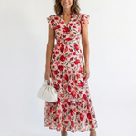 Lila | Abito Midi Floreale