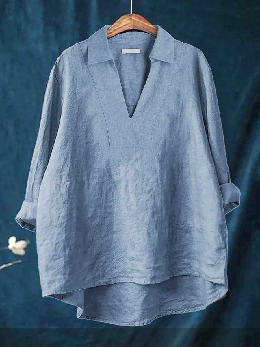 CELESTINE | BLUSA CON SCOLLO A V
