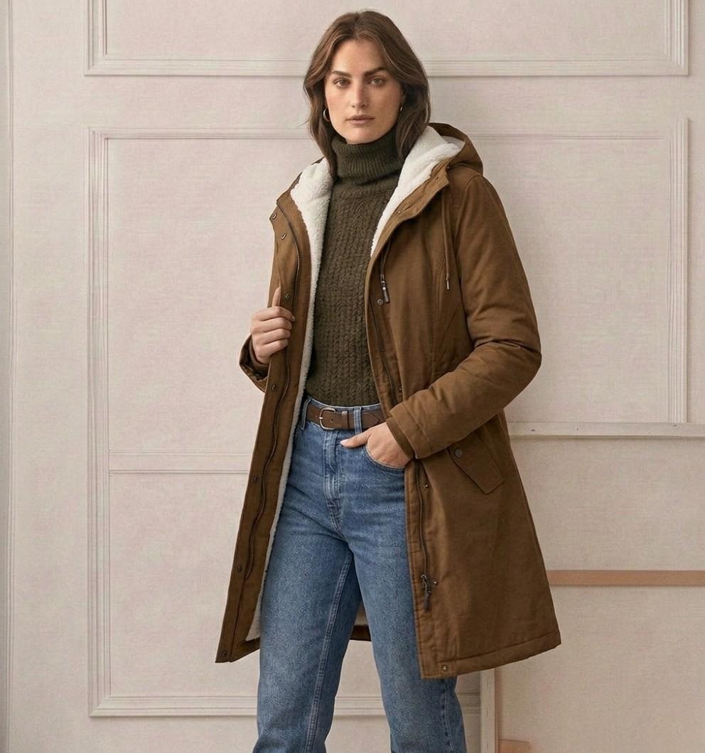 Constance | Cappotto Impermeabile con Cappuccio