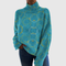 CRESSIDA | MAGLIONE A COLLO ALTO CON STAMPA ARTISTICA