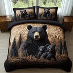 Coperta trapuntata 3 pezzi - Animali del bosco
