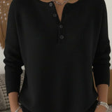 Ernesta | Maglione Henley in Maglia Morbida