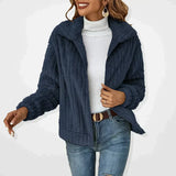 Viola — Cardigan casual con collo a scialle