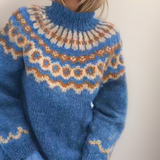Carla | Maglione vintage in maglia con isola