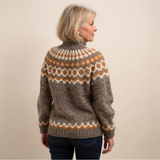 Carla | Maglione vintage in maglia con isola