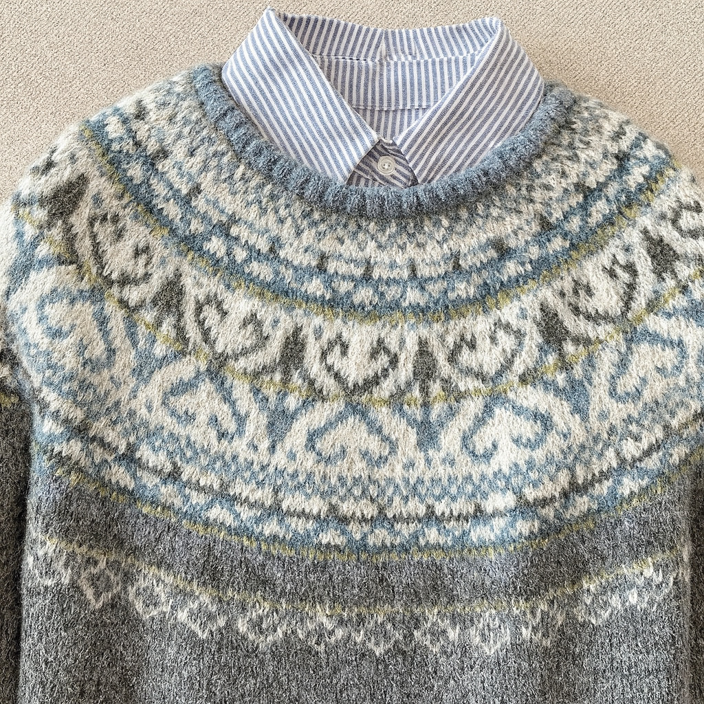 LUXE | MAGLIONE FAIR ISLE DA DONNA