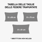Copricuscino trapuntato con fiori di campo