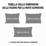 Copricuscino trapuntato con fiori di campo