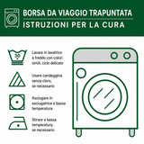Borsa da viaggio imbottita con fantasia viaggio retrò NCU0PT8928