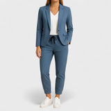 Elegant suit with jacket and trousers