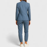 Elegant suit with jacket and trousers