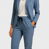 Elegant suit with jacket and trousers