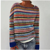 Christina | Maglione vintage in maglia con motivo a isola