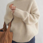 ISABOLL | MAGLIONE IN CASHMERE CON COLLO ALTO