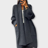 Euphemia - Cardigan lungo lavorato