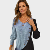 Kaia - Maglione elegante in maglia con bottoni