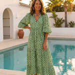 Apolline | Abito Midi con Scollo a V