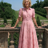 Xanthea | Abito Maxi Chemisier Floreale con Cintura